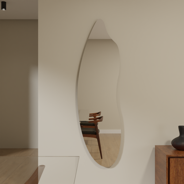 Espelho Orgânico 115cm X 40cm E22 Lançamento Promoção Luxo Qu