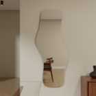 Espelho Orgânico 115cm X 60cm E21 Lançamento Promoção Luxo Qu