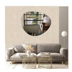 Espelho Orgânico Autoadesivo Lapidado 60x50cm