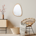 Espelho Orgânico De Parede Madeira Saint-tropez