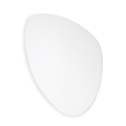 Espelho Orgânico Decorativo 80x60cm Led Controle Fonte Slim B