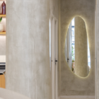 Espelho Orgânico Decorativo Com Led 160x60cm Corpo Todo Branc