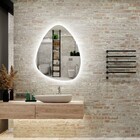 Espelho Orgânico Decorativo Iluminado Com Led Frio 80x90cm