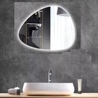 Espelho Orgânico Decorativo Iluminado Com Led Frio 80x90cm