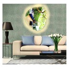 Espelho Orgânico Decorativo Iluminado Com Led Quente 60x50cm