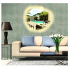 Espelho Orgânico Decorativo Iluminado Com Led Quente 60x50cm