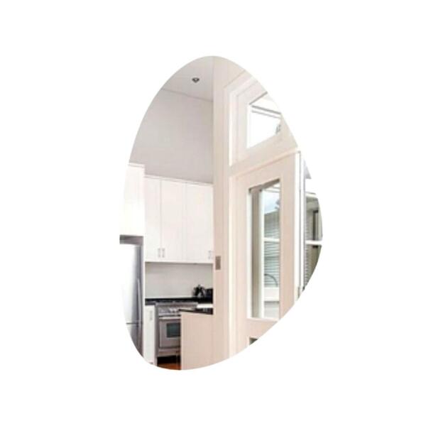 Espelho Orgânico Decorativo Lapidado Sala Hall Parede 90 X 60