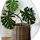 Espelho Orgânico Grande 70x50  De Parede Quarto Sala Banheiro