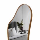 Espelho Orgânico Grande Corpo Inteiro 170x70 Couro Moderno Re