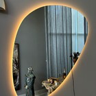 Espelho Orgânico Grande Decorativo 95x67cm Moderno