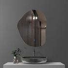 Espelho Orgânico Jateado Led 95cm Luxo Tecla Touch