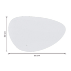 Espelho para Banheiro Orgnico com LED a Pilha 50x80cm Gavix