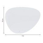 Espelho para Banheiro Orgnico com LED Bivolt 100x75cm Gavix