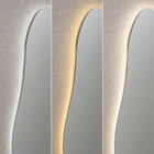 Espelho para Banheiro Orgânico com LED Bivolt 160x70cm Gavix