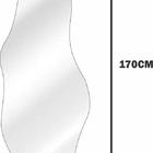 Espelho Orgânico Luxo Grande 170 X 70 Corpo Inteiro Moderno L