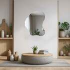 Espelho Orgânico Médio Decorativo Lapidado P/ Banheiro Sala S