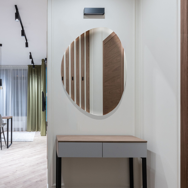 Espelho Orgânico Moderno Lapidado Parede 100x70 Sem Moldura