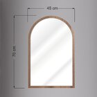 Espelho Orgus01nz 45cm X 70cm Nozes