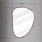 Espelho Orgus10nz 54cm X 74cm Nozes