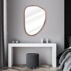 Espelho Orgus10nz 54cm X 74cm Nozes