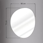 Espelho Orgus18br 60cm X 73cm Branco