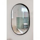 Espelho Oval  115x60cm  Preto