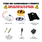 Espelho Oval Com Led 150x40 - 6500k