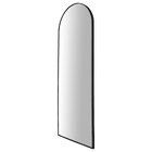 Espelho Oval Decorativo Base Reta Com Moldura 60x120cm Decore