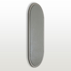 Espelho Oval Decorativo Para Hall 75x40cm - Off White