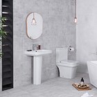 Espelho Oval Londres 50x40cm Com Borda Rosa