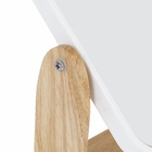 Espelho para Bancada Branco Plástico e Madeira Scandi Sensea