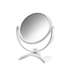 Espelho para Bancada Redondo Plástico Branco 25x18,5x9cm Gardie