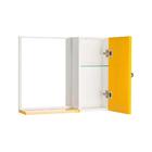 Espelho Para Banheiro Com Armário Amarelo