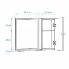 Espelho Para Banheiro Com Armário Branco