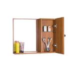 Espelho Para Banheiro Com Armário Freijó