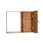 Espelho Para Banheiro Com Armário Freijó