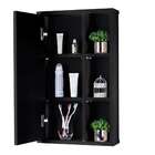 Espelho Para Banheiro Com Armário Milano Preto