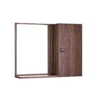 Espelho Para Banheiro Com Armário Nogal