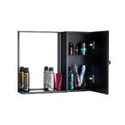 Espelho Para Banheiro Com Armário Preto