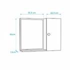 Espelho Para Banheiro Com Armário Preto