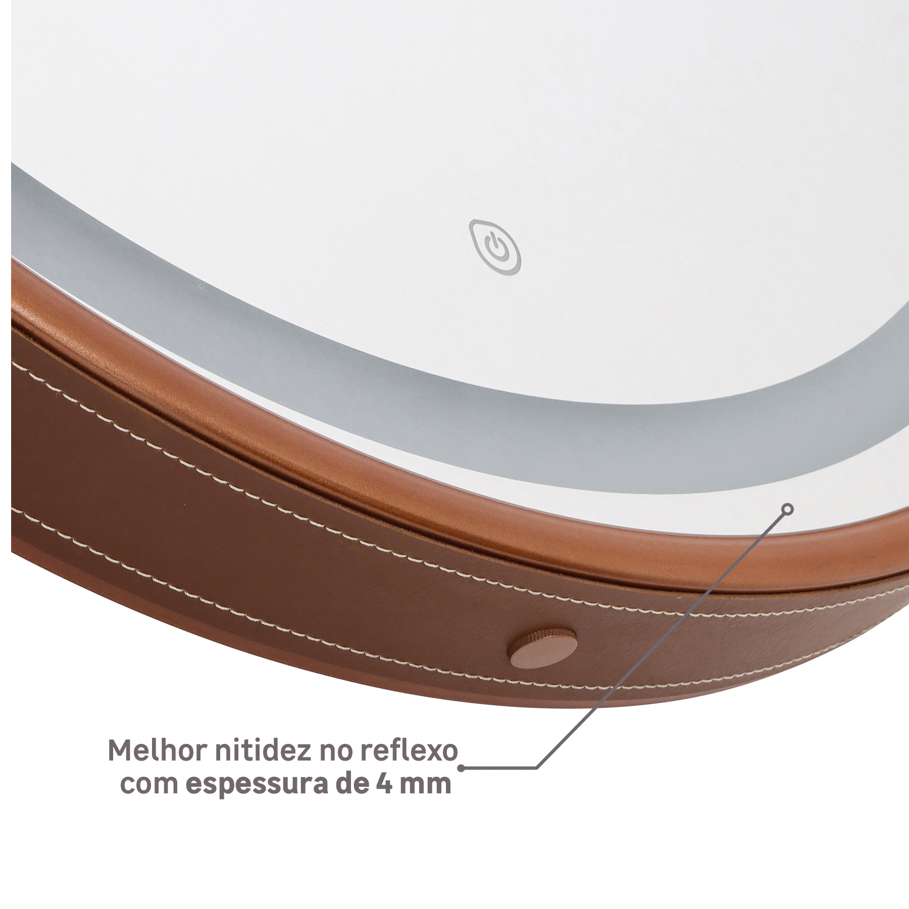 Espelho para Banheiro com LED Redondo