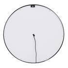 Espelho para Banheiro com LED Redondo Com Moldura Preta 80 cm Elegance Dna Lustres