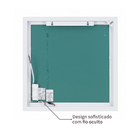 Espelho para Banheiro com LED Quadrado Com Moldura 40x40 cm Serena Spot Line