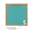 Espelho para Banheiro com LED Quadrado Com Moldura 60x60 cm Serena Spot Line