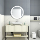 Espelho para Banheiro com LED Redondo 80 cm Camélia Dna Lustres