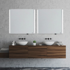 Espelho para Banheiro com LedRetangular 54x52,5cm de Parafusar Cris Metal