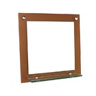 Espelho Para Banheiro Com Prateleira 40cm Rose Gold