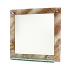 Espelho Para Banheiro Com Prateleira 40cm X 40cm Mais Kit Ace