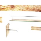 Espelho Para Banheiro Com Prateleira 40cm X 40cm Mais Kit Ace