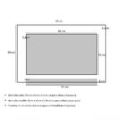 Espelho Para Banheiro Com Prateleira 50cm Grafite